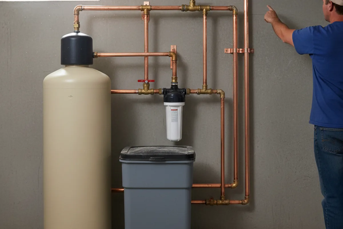 Whole-house water treatment system installed in Brunswick